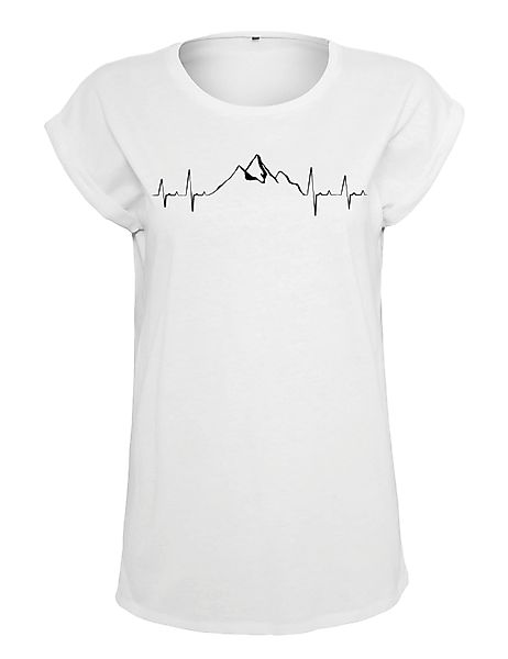 Youth Designz Print-Shirt "Heartbeat Mountain" Damen günstig online kaufen