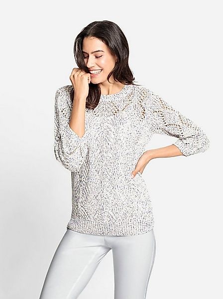 Witt Strickpullover Pullover 3/4-Arm Ajour, Grobstrick, Jersey günstig online kaufen