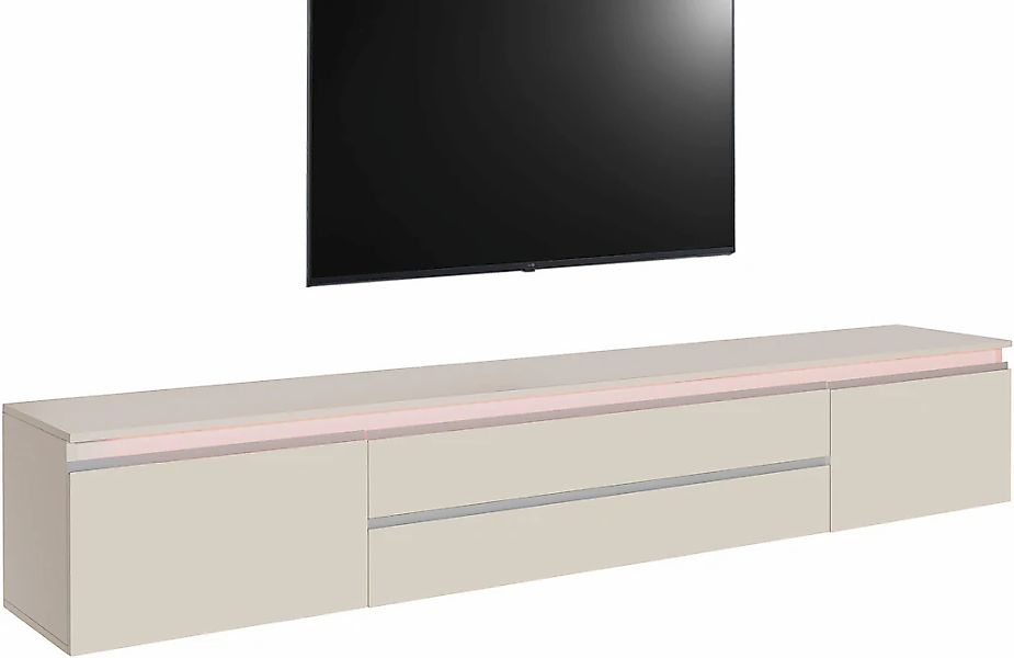 INOSIGN Lowboard "Magic,Lowboard,TV-Kommode,TV-Möbel,TV-Bank" Alugriff, 2 T günstig online kaufen