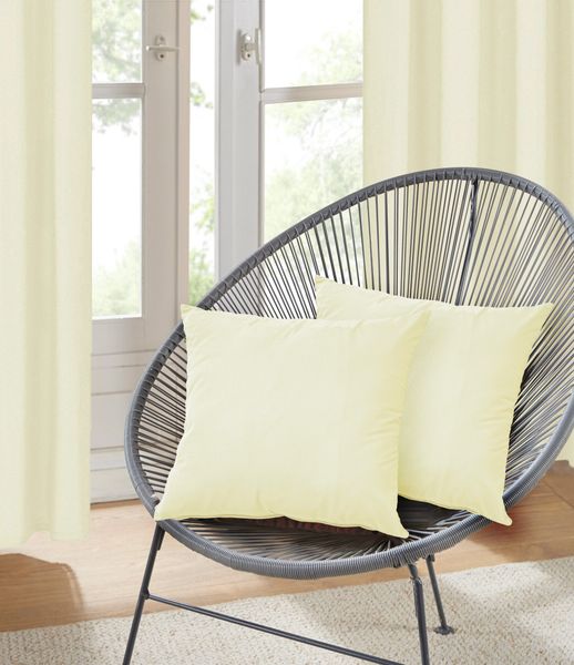 my home Dekokissen "Raja" einfarbig, Kissenhüllen ohne Füllung, 40 x 40 cm, günstig online kaufen