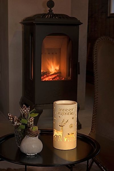 KONSTSMIDE LED Laterne, LED fest integriert, Warmweiß, LED Laterne Rentier, günstig online kaufen