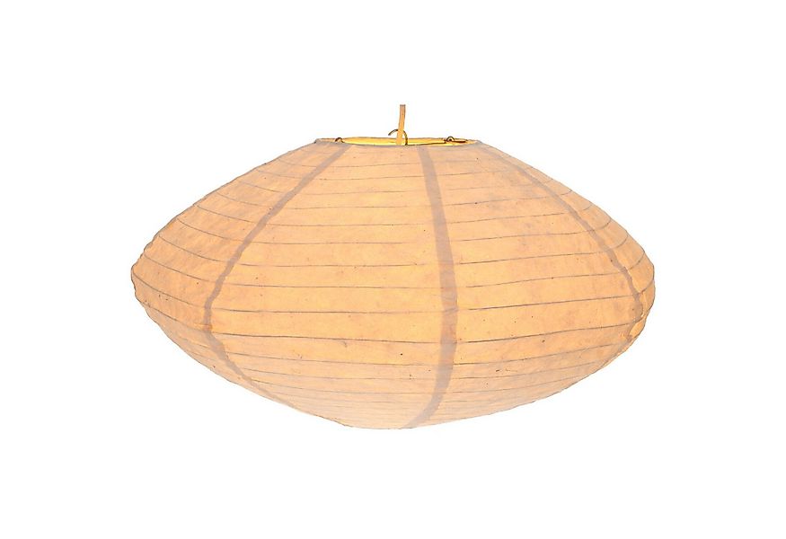 Guru-Shop Lampenschirm Flacher Lokta Papierlampenschirm, Boho.. günstig online kaufen