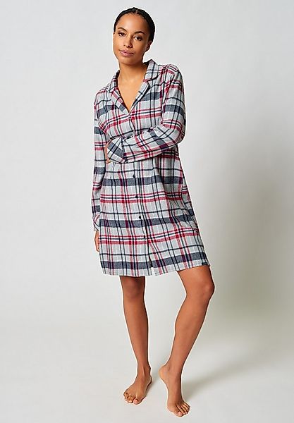 Skiny Sleepshirt Night In Skiny Flanell kuschelig, wärmend, Langarm, Cotton günstig online kaufen
