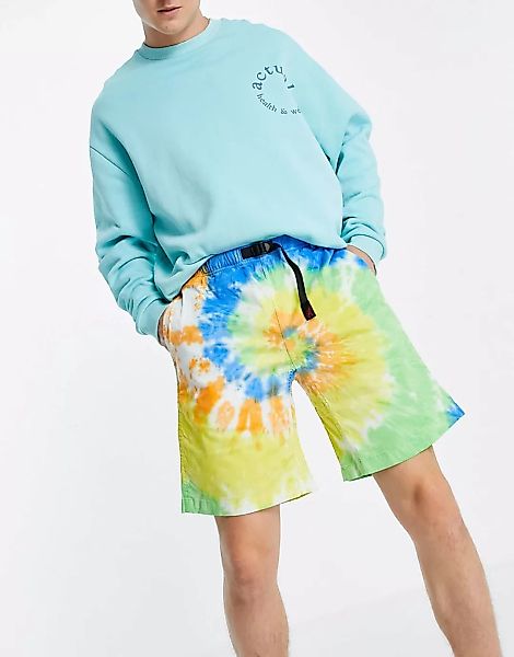 Gramicci – G-Shorts mit Batikmuster in Orange günstig online kaufen