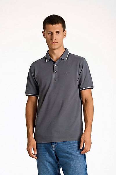 LINDBERGH Poloshirt mit Logo-Stickerei und abgesetzten Bündchen günstig online kaufen