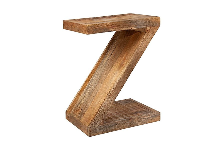 riess-ambiente Beistelltisch Z 45cm natur, Massivholz · variabel stellbar · günstig online kaufen