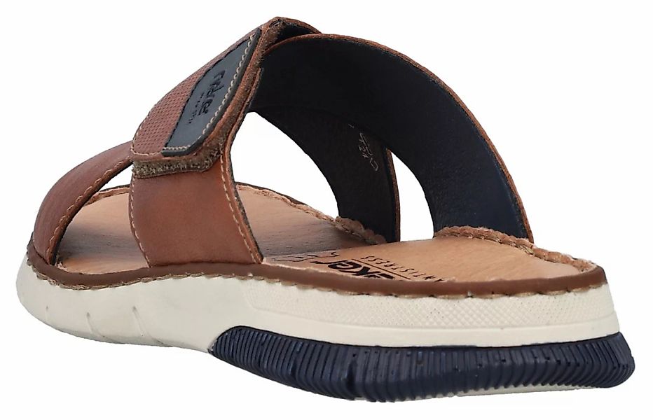 Rieker Pantolette, Sommerschuh, Schlappen, Klettschuh, mit Klettriemchen günstig online kaufen