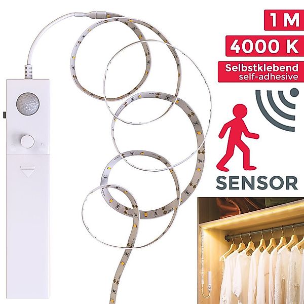 B.K.Licht Schrankleuchte LED Band Bewegungsmelder 1m günstig online kaufen