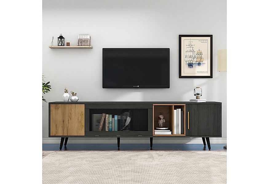 BlingBin TV-Schrank Lowboard TV-Ständer Holz TV-Boards (Wohnzimmermöbel, 1- günstig online kaufen