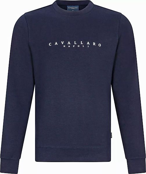 Cavallaro Cavezzio Sweater Logo Navy - Größe XL günstig online kaufen