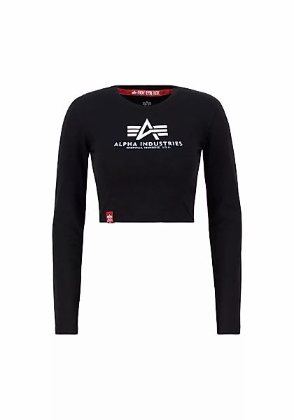 Alpha Industries Sweater "Alpha Industries Women - Longsleeves Basic Croppe günstig online kaufen