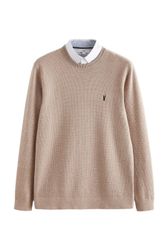 Next 2-in-1-Pullover Oxford-Pullover mit angedeutetem Hemd günstig online kaufen