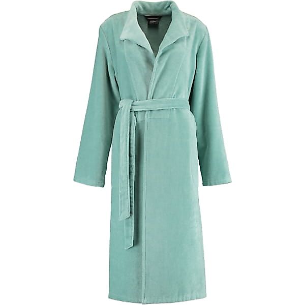 Cawö Damen Bademantel 3346 Spatenkragen - Farbe: seegrün - 481 - S günstig online kaufen