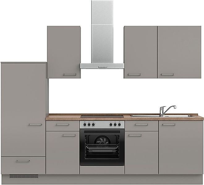 nobilia® Küchenzeile »"Laser I", Ausrichtung wählbar, Breite 270 cm« vormon günstig online kaufen