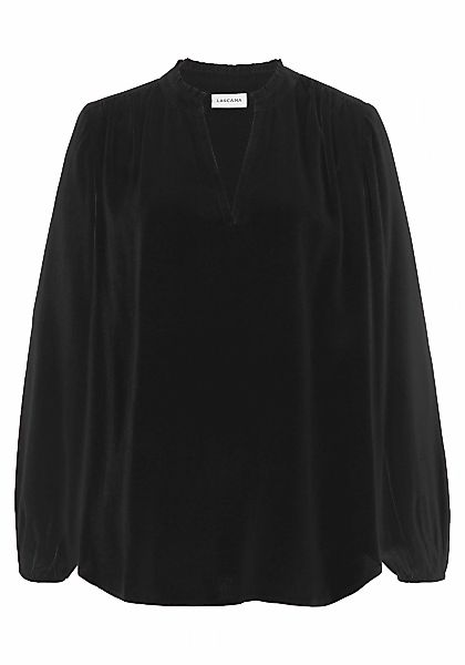 LASCANA Schlupfbluse, mit langen Ärmeln, leichte Damenbluse, casual-chic, f günstig online kaufen