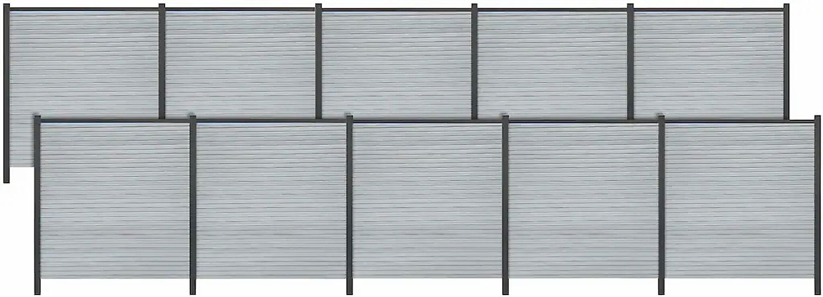 Tetzner & Jentzsch Sichtschutzelement "WARREN 8" pflegeleicht, coextrudiert günstig online kaufen