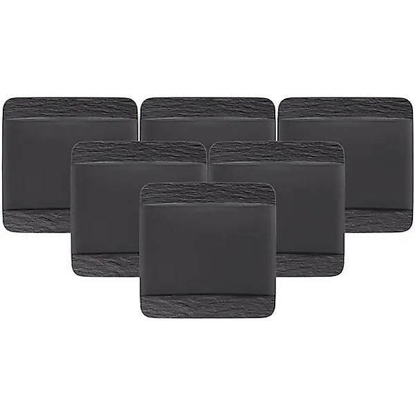 Villeroy & Boch Speiseteller »Speiseteller quadratisch Manufacture Rock 28 günstig online kaufen