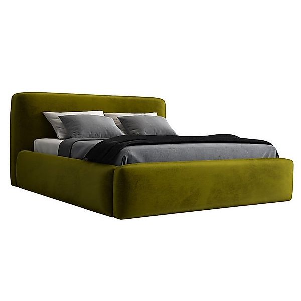A&J MöbelLand GmbH Polsterbett LUMO mit Matratze und Bettkasten. (Bett mit günstig online kaufen