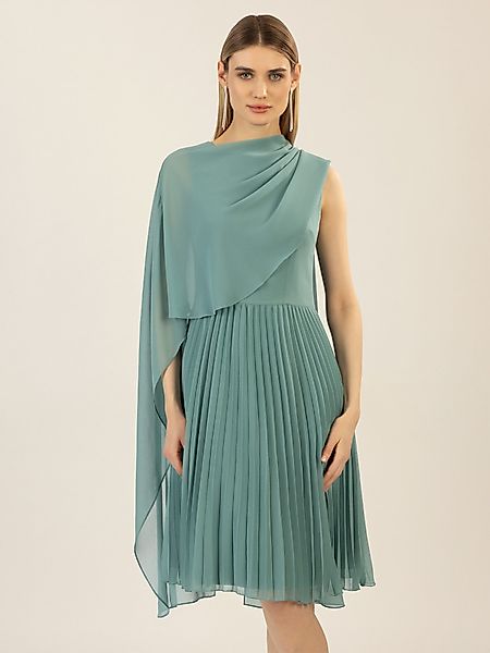 Apart Cocktailkleid mit Plisseerock und angearbeitetem günstig online kaufen