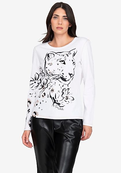 Sportalm Kitzbühel Rundhalsshirt mit Frontprint günstig online kaufen