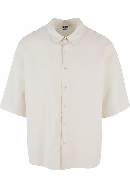 URBAN CLASSICS Langarmhemd "Urban Classics Herren Boxy Cotton Linen Shirt", günstig online kaufen