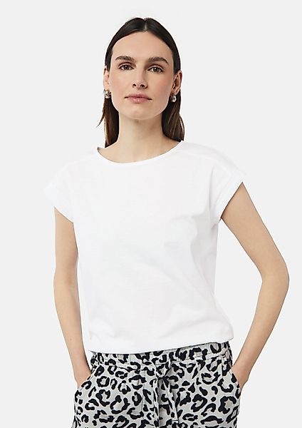 comma casual identity Kurzarmshirt Jersey-Shirt mit günstig online kaufen