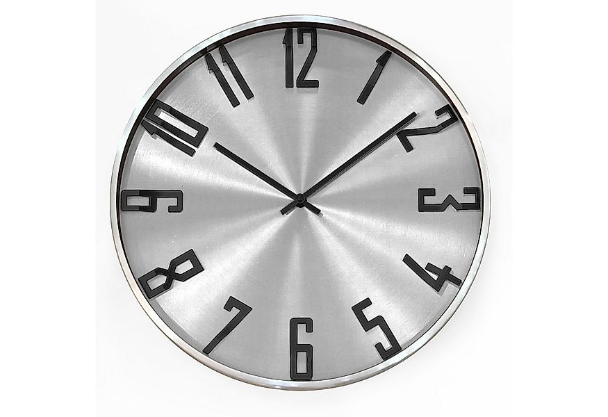 K&L Wall Art Wanduhr Metalluhr modern Aluminium Wanduhren ohne Ticken (Quar günstig online kaufen