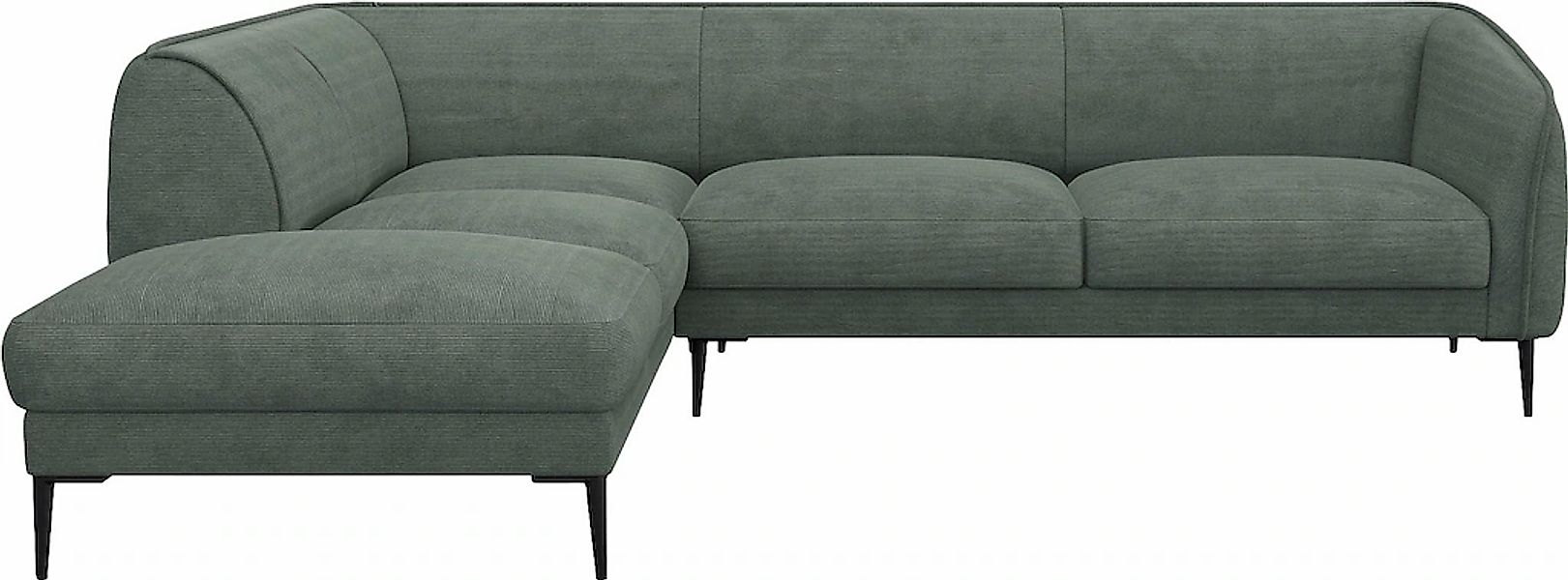 FLEXLUX Ecksofa "Belle Designsofa, L-Form, B/T 268/209 cm", Skandinavisches günstig online kaufen