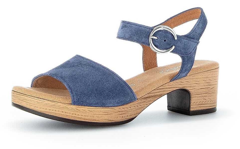 Gabor KRETA Sandalette, Blockabsatz, Sommerschuh, Riemchensandale günstig online kaufen