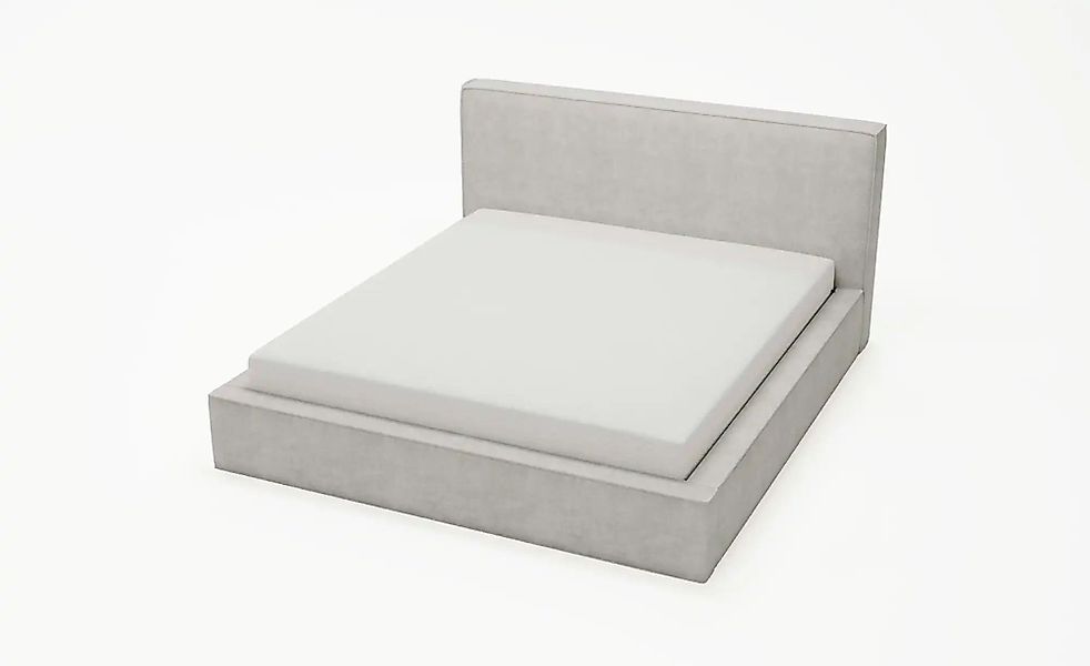 Polsterbett mit Stauraum Malton ¦ grau ¦ Maße (cm): B: 155 H: 100 Betten > günstig online kaufen