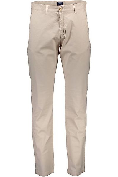 Gant 5-Pocket-Hose Modische Herrenhose Beige – 5 Taschen, Knopf & Reißversc günstig online kaufen