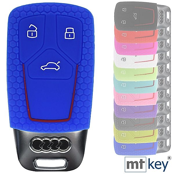 mt-key Schlüsseltasche Autoschlüssel Softcase Silikon Schutzhülle günstig online kaufen
