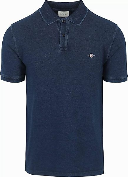 Gant Polohemd Pique Navy Melange - Größe XL günstig online kaufen