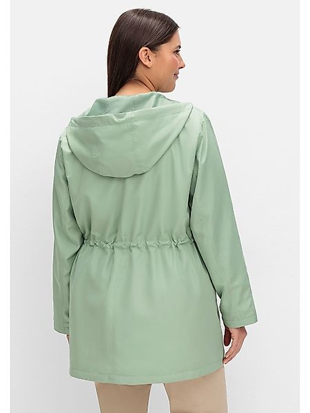 Sheego Outdoorjacke Große Größen mit Reißverschluss und Tunnelzug günstig online kaufen