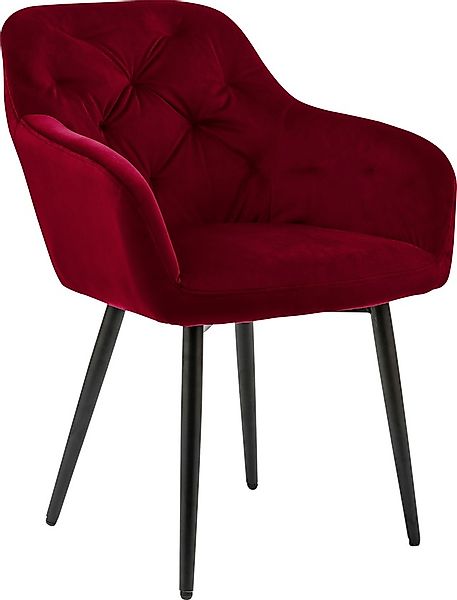 SalesFever Esszimmerstuhl »Coventry Komfortabler Polstertuhl im eleganten S günstig online kaufen