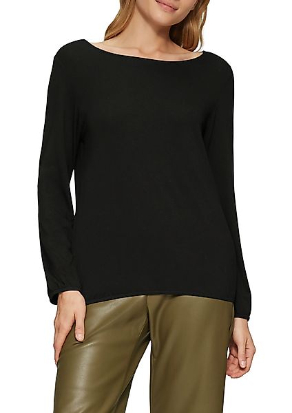 s.Oliver Langarmshirt mit elastischem Bund günstig online kaufen