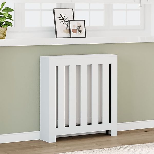 vidaXL Heizungsverkleidung, Heizkörperverkleidung Weiß 78x20x82 cm günstig online kaufen