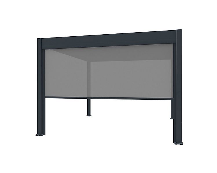 Weide Pavillonseitenteil Sonnenrollo 4 Maße Graphitgrau Für Weide Deluxe Pe günstig online kaufen
