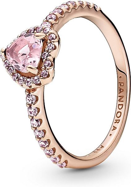 Pandora Fingerring Pandora Funkelndes Erhabenes Herz Ring 188421C04 Damenri günstig online kaufen