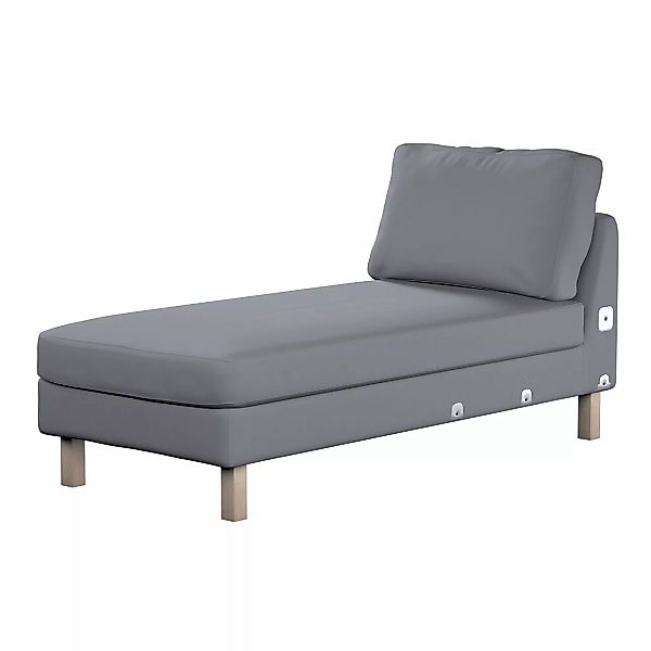 Bezug für Karlstad Recamiere Zustellsofa, kurz, silbergrau, Bezug für Karls günstig online kaufen