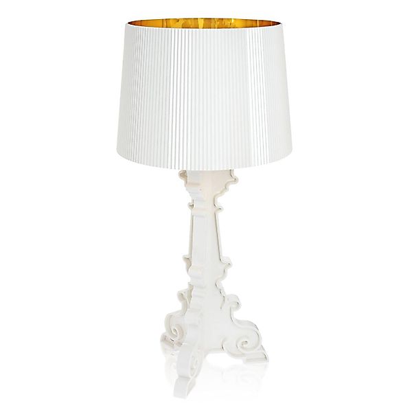 Kartell Bourgie LED-Tischleuchte E14, weiß/gold günstig online kaufen