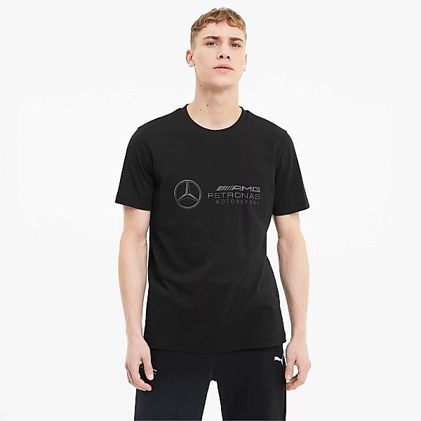 PUMA Mercedes Herren T-Shirt mit Logo | Mit Aucun | Schwarz | Größe: M günstig online kaufen