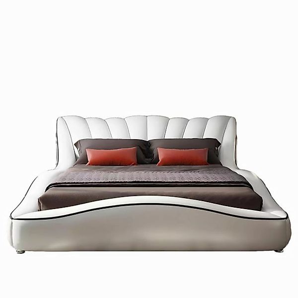 JVmoebel Bett Luxus Doppel Schlafzimmer Holz Textil Betten 180x200 Bett, Ma günstig online kaufen