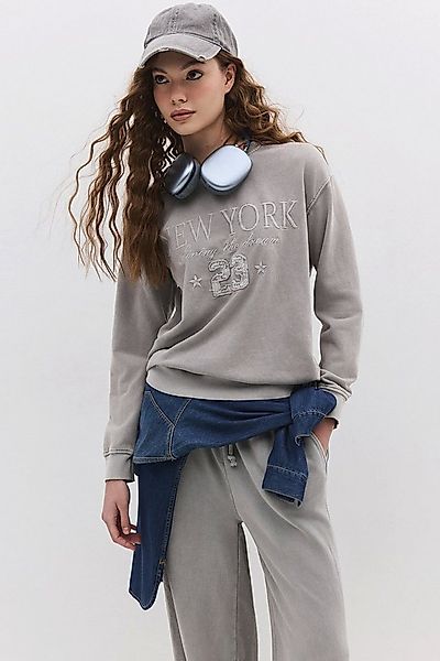 No Matter What Sweatshirt Sweatshirt mit Slogan und verblasstem Effekt günstig online kaufen