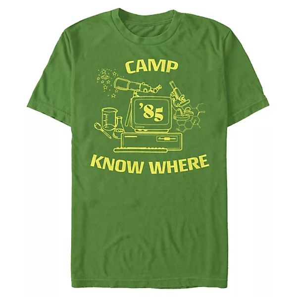 Netflix - Stranger Things - Logo Camp Know Where - Männer T-Shirt günstig online kaufen