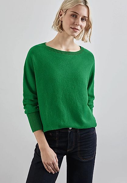 STREET ONE Strickpullover "Dolman", mit Rippbündchen günstig online kaufen