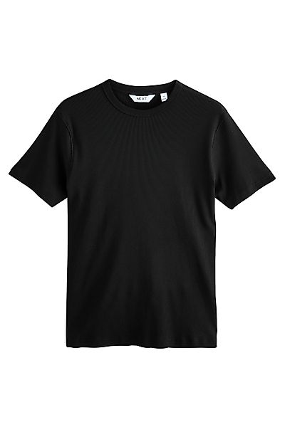 Next T-Shirt Geripptes Slim Fit T-Shirt günstig online kaufen