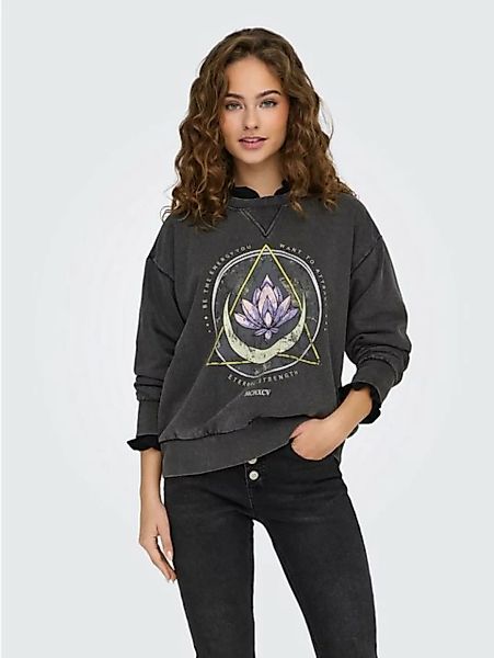 ONLY Sweatshirt ONLLUCINDA L/S O-NECK SWT günstig online kaufen