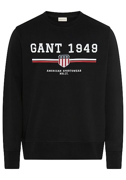 Gant Sweatshirt GRAPHIC C-NECK SWEAT Mit Rundhalsausschnitt günstig online kaufen