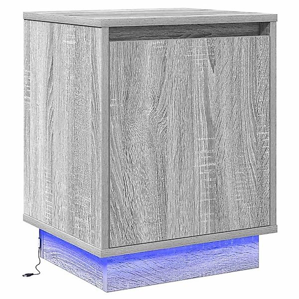 vidaXL Nachttisch mit Grau 39 x 34,5 x 50 cm Holzwerkstoff 869604 günstig online kaufen